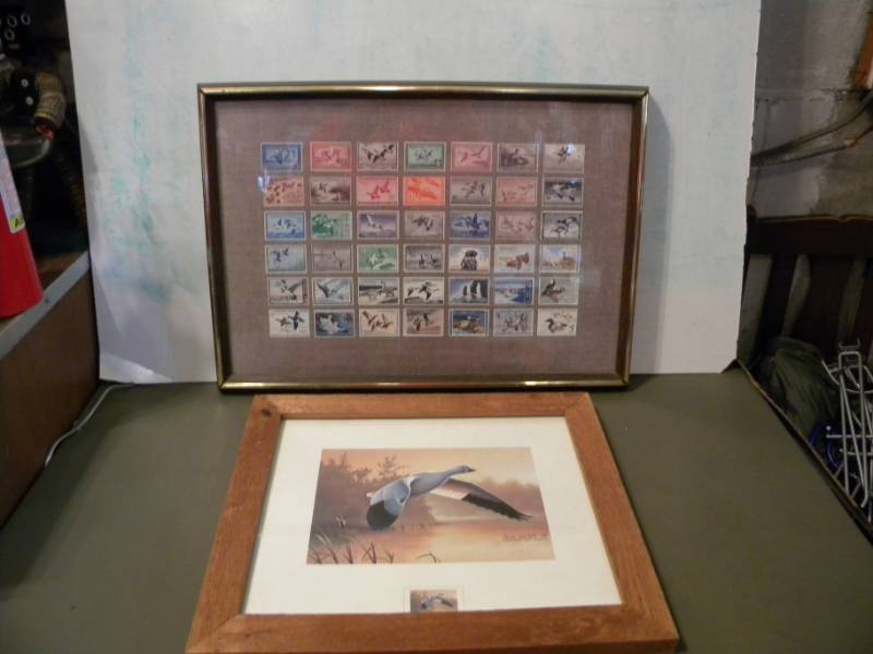 lot 51 image: Framed Duck Stamps