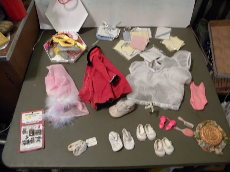 lot 55 image: Doll Clothes & Accessories