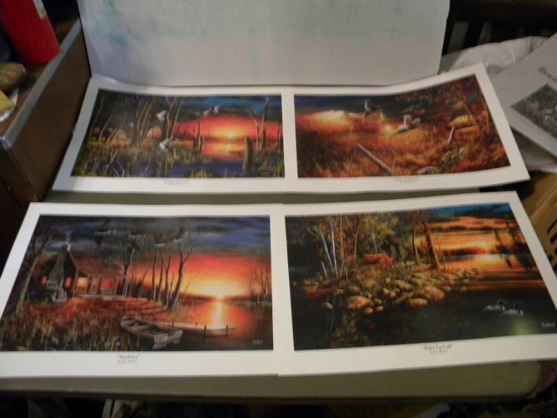lot 72 image: 4 Jim Hansel Prints