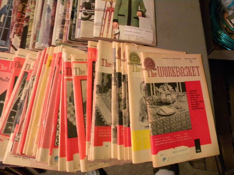 lot 83 image: Vintage Workbasket Magazines