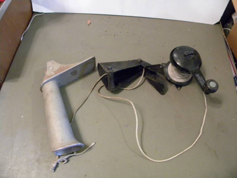 lot 146 image: Anchor Holder And Winch
