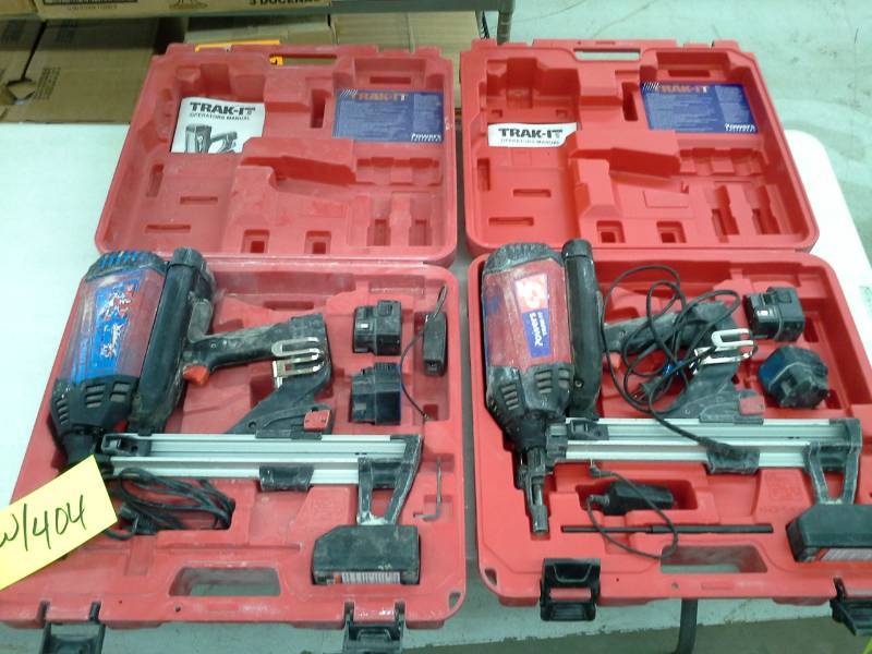 lot 404 image: Pair of Powers Trak-It C5 Gas Fastening Systems