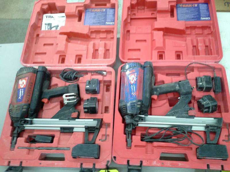 lot 405 image: Pair of Powers Trak-It C5 Gas Fastening Systems