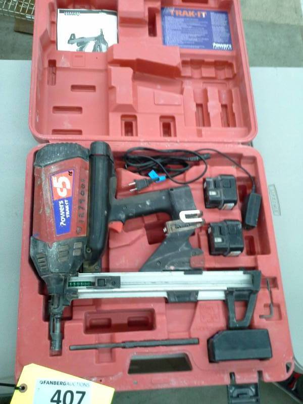 lot 407 image: One Powers Trak-It C5 Gas Fastening System