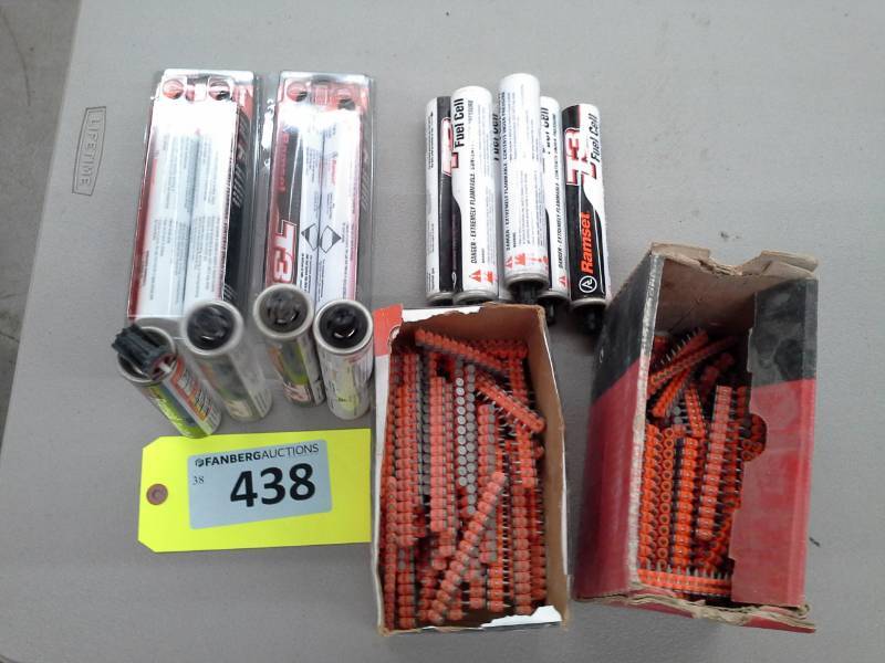 lot 438 image: Misc. Ramset Accessories