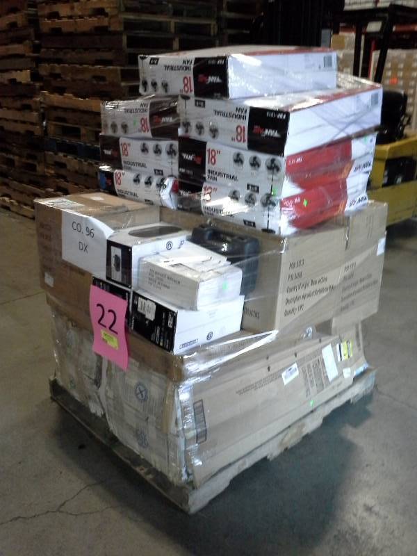 lot 22 image: Pallet of Returned Items