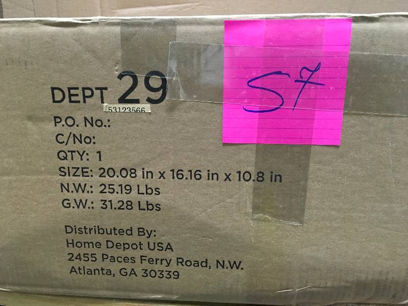 lot 57 image: Series 1920 19.125 in. D Pedestal Sink Basin in Biscuit in good conditions