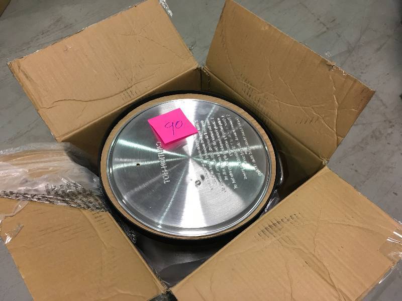 lot 90 image: RiverGrille 30 QT Turkey Fryer RG Package Steel Heavy Duty Cooking Heat Timer H4