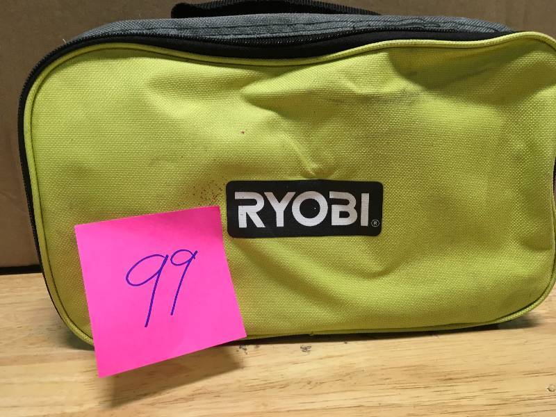 lot 99 image: Ryobi 18-Volt ONE 5 in. Cordless Random Orbit Sander Tool-Only  Used in good working cond.