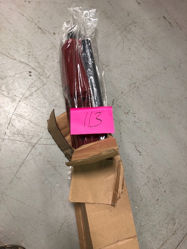 lot 113 image: Hampton Bay 11 ft. Aluminum Patio Umbrella in Chili