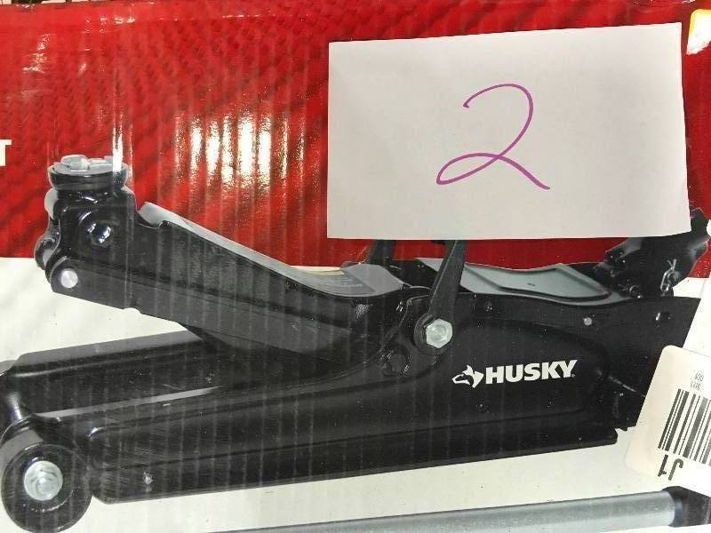 Husky 2-12-Ton 5,000 lb. Low Profile Jack in good conditions