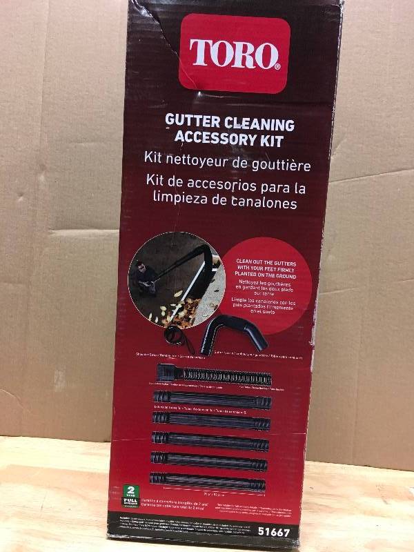TORO Gutter Cleaning Kit for BlowerVacs  in good conditions
