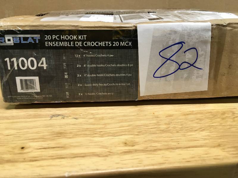 PROSLAT 25 lb. & 50 lb. Hook Kit (20-Pack)  in good conditions