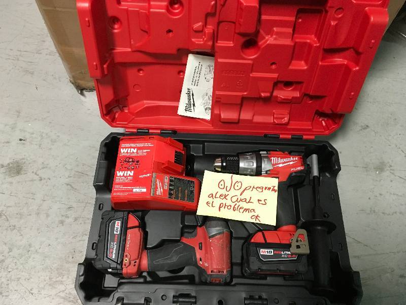 lot 56 image: Milwaukee M18 FUEL 12 Hammer DrillDriver  Used in good working cond.