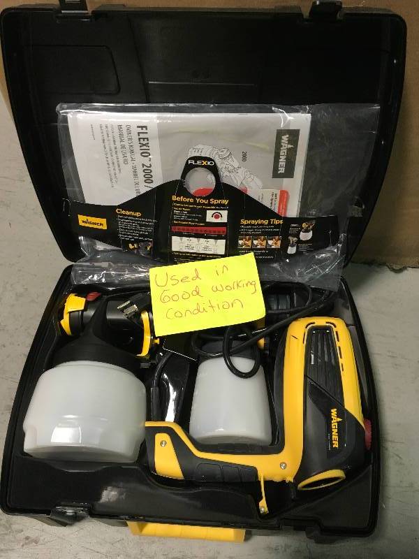 lot 57 image: FLEXiO 3000 HVLP Paint Sprayer Used in good working cond.