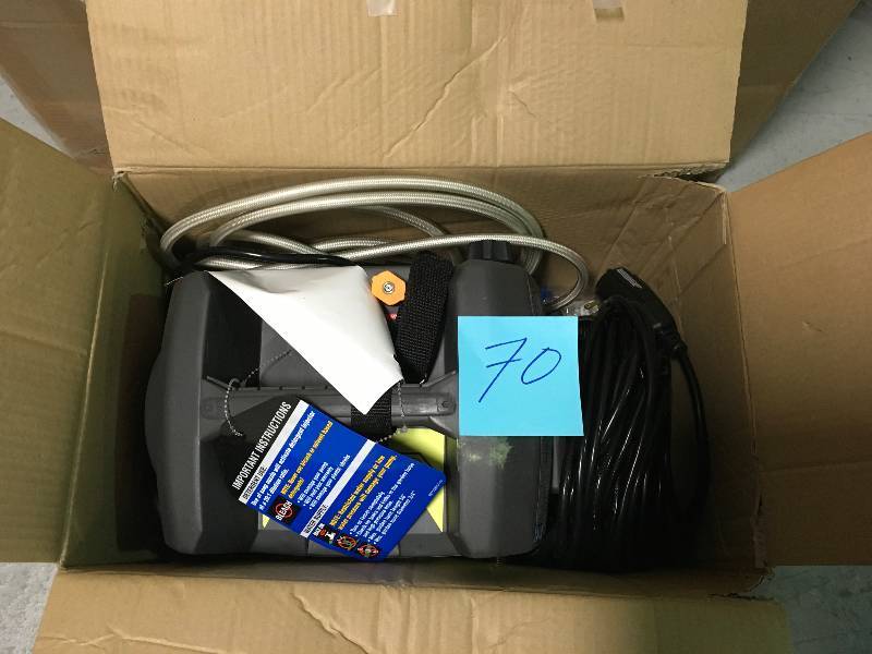 lot 70 image: Ryobi RY141612 1,600-PSI 1.2-GPM Electric Pressure Washer in good conditions