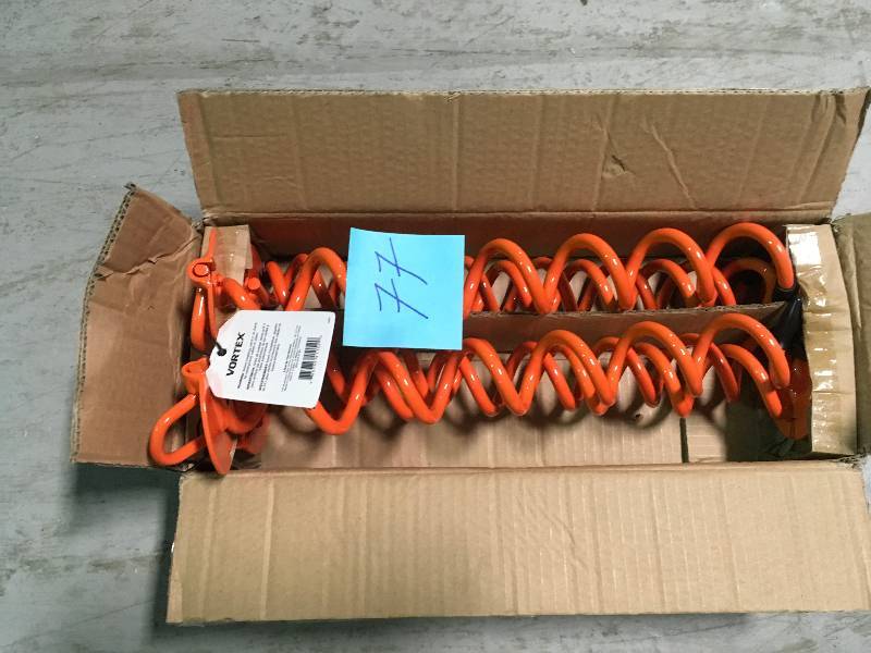 lot 77 image: 16 in. Steel Folding Ring Spiral Ground Anchor not used