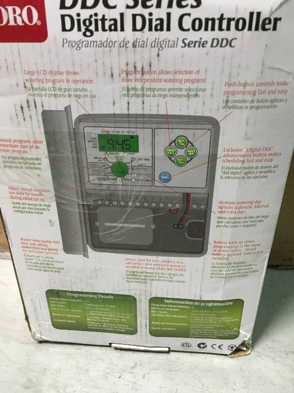 lot 81 image: TORO DDC IndoorOutdoor 8-Station Controller in good conditions