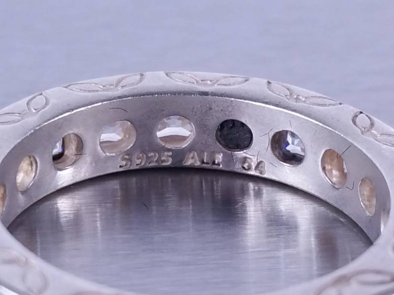 lot 29 image: Pandora White Sapphire Ring