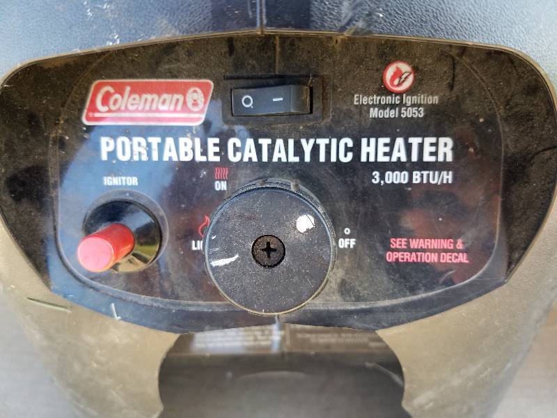 lot 49 image: Coleman Catalytic Heater
