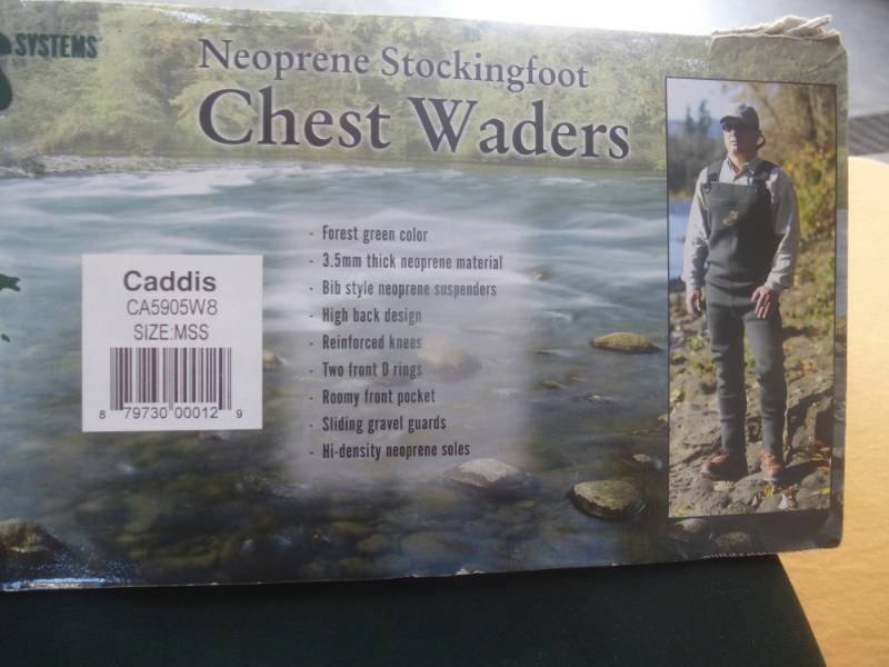 lot 16 image: Neoprene Stocking Foot Chest Waders