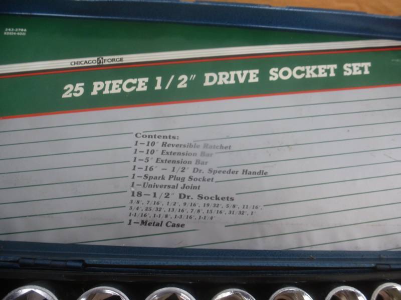 lot 21 image: Chicago Force Socket Set