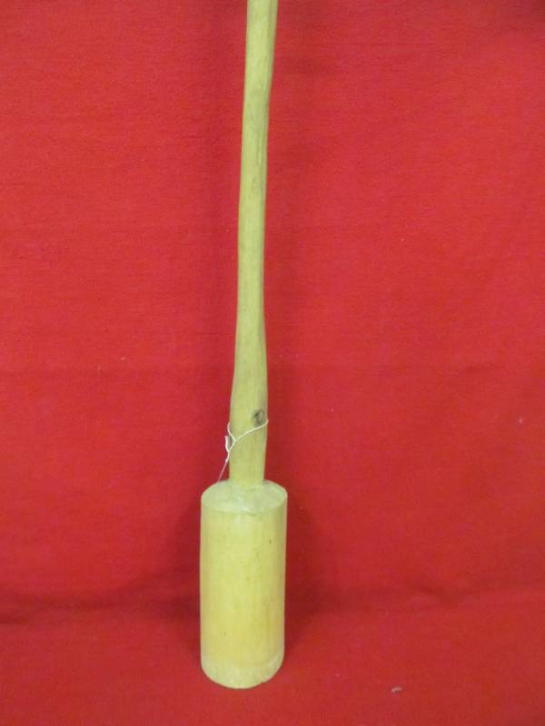 vintage wooden tamper