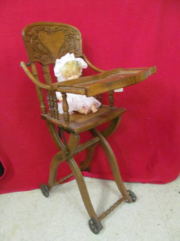 antique high chair