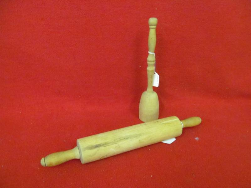 vintage wood rolling pins