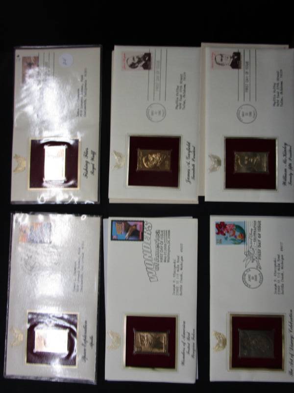 lot 24 image: 6 1st Day of Issue Stamps