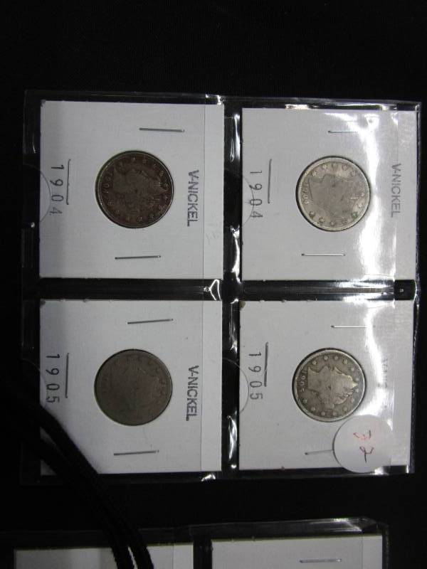 lot 32 image: 8 V Nickles