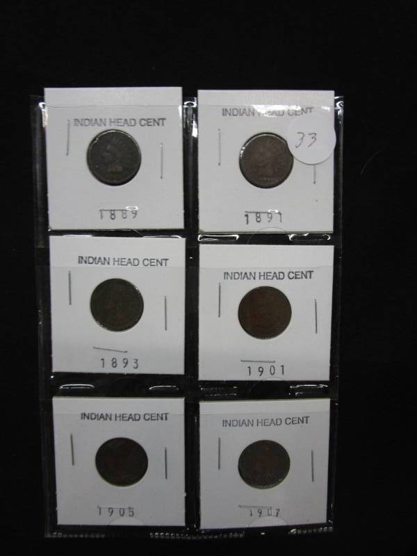 lot 33 image: 6 I.H. Cents