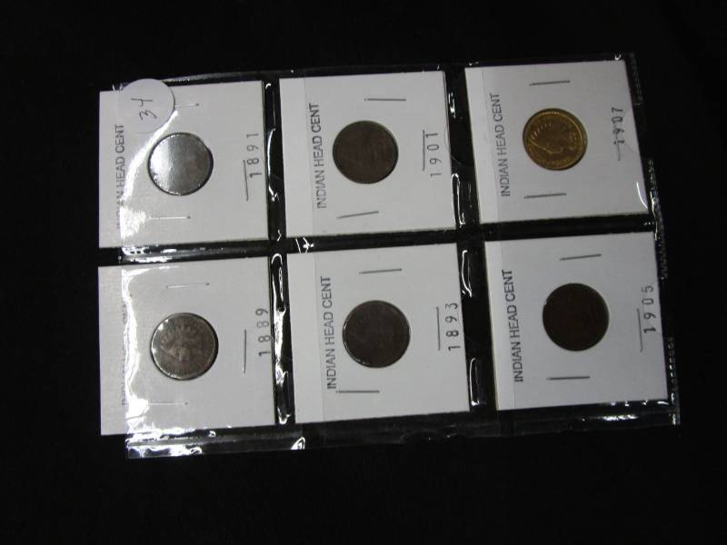 lot 34 image: 6 I.H. Cents