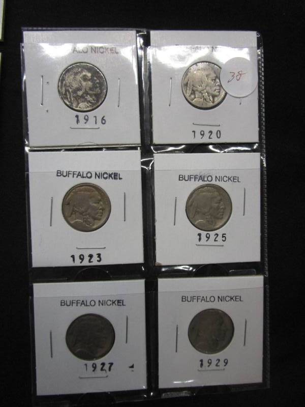 lot 38 image: 14 Buffalo Nickels