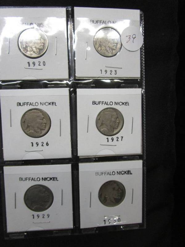 lot 39 image: 14 Buffalo Nickels