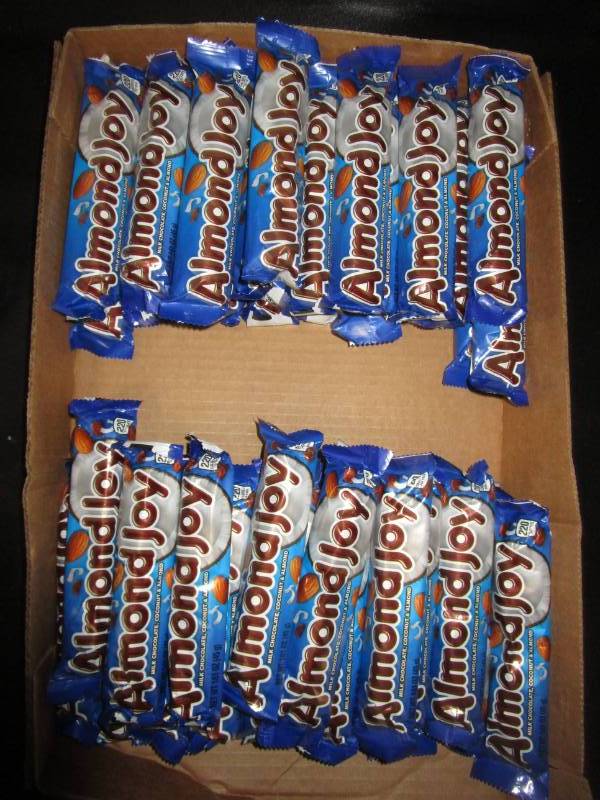lot 71 image: 42 Almond Joy Bars