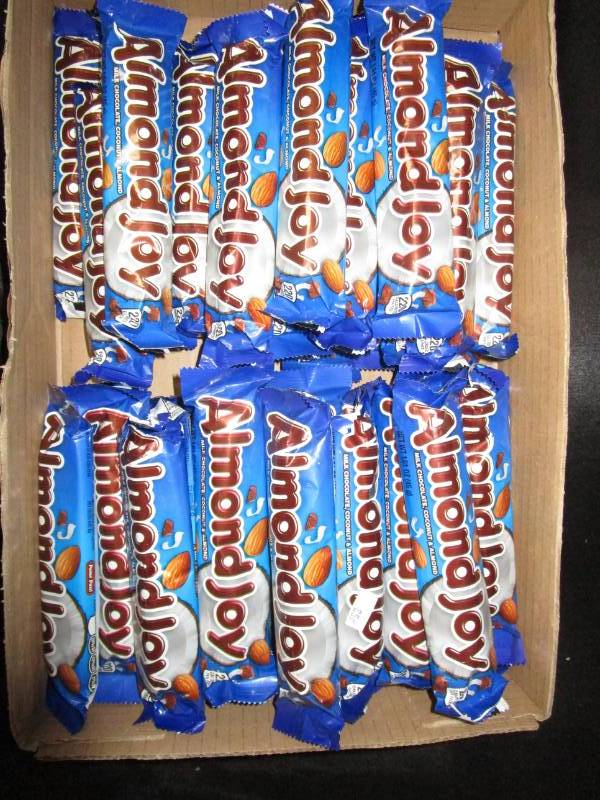 lot 72 image: 42 Almond Joy Bars