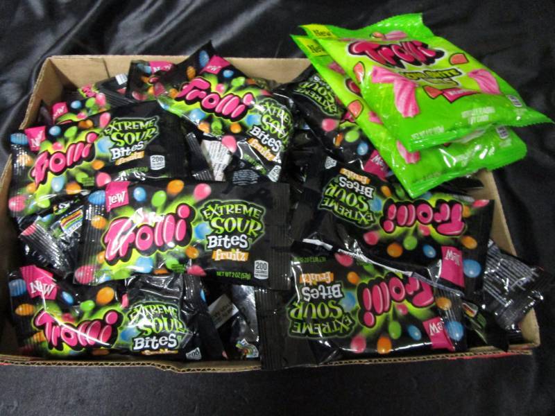 lot 108 image: 40 Various Bags of Trolli Bites