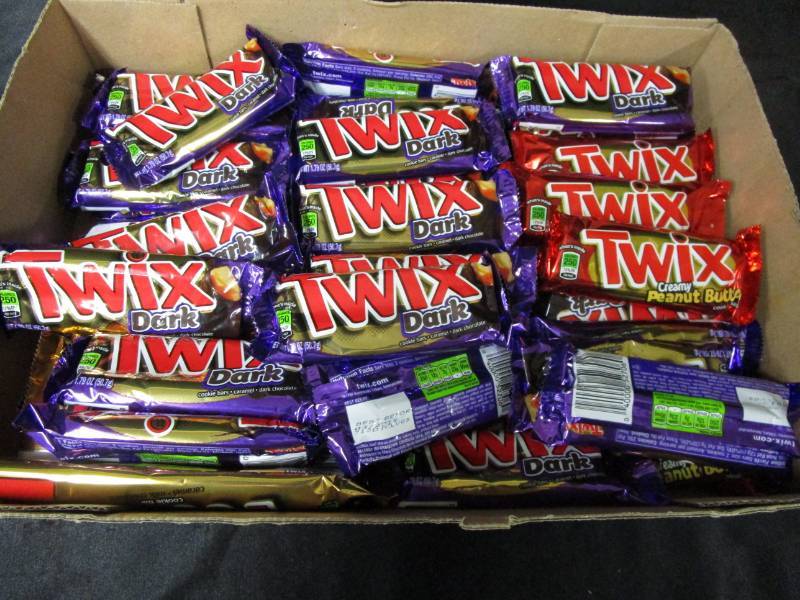 lot 112 image: 40 Various size and flavor of TWIX Bars
