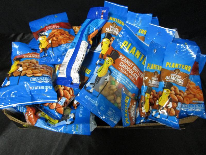 lot 116 image: 40 Various size and Flavor Planter Nuts