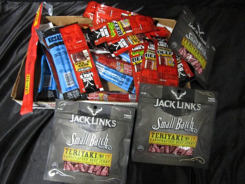 lot 133 image: 40 Packs Of Jerkey Various Size and Flavors