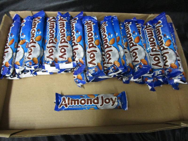 lot 139 image: 40 Almond Joy Candy Bars