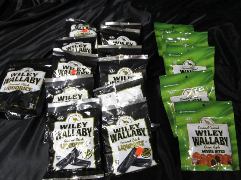lot 148 image: 17 Wiley Wallaby Licorice Various Flavor and Sizes