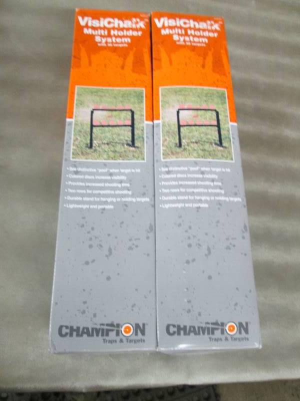 lot 307 image: Case of 8 Champion VisiChalk Multi Target Holder System