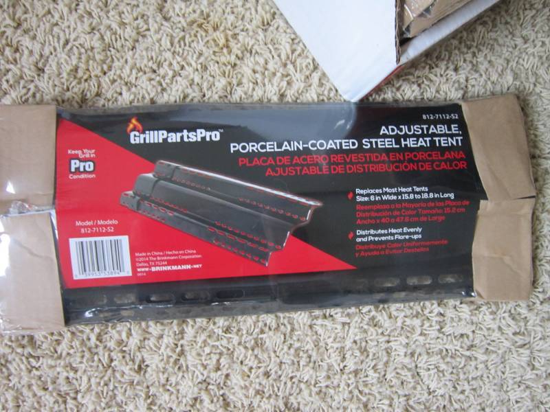 lot 229 image: Case of 10 Heat Tents new Brinkmann Grill Replacement Parts, GrillPartsPro Brand