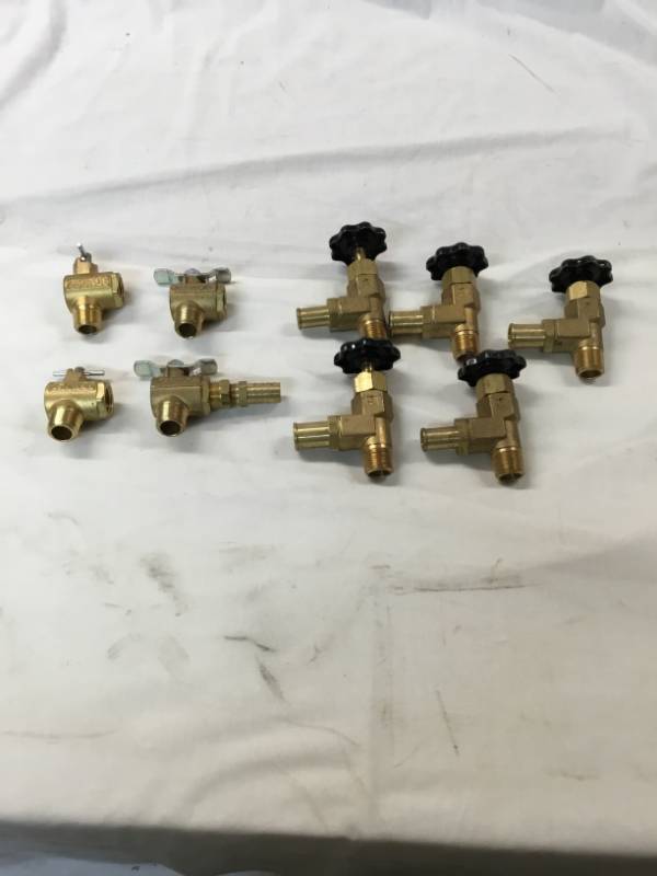 9 Faucets - 250 Wog 12 inch- 3 different Types