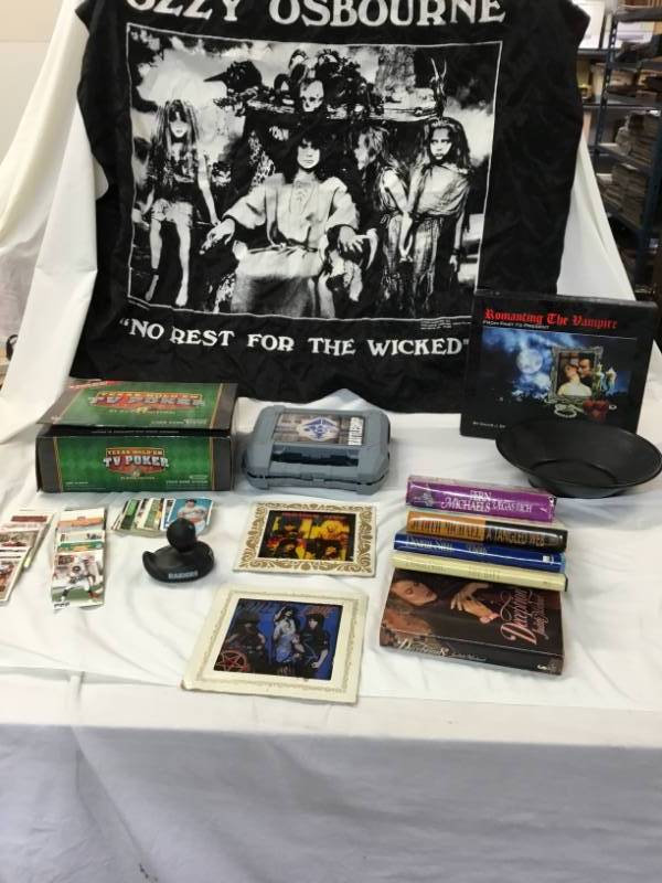 Games and Books- Battle Ships, Texas Holdem, Sports cards, Novels