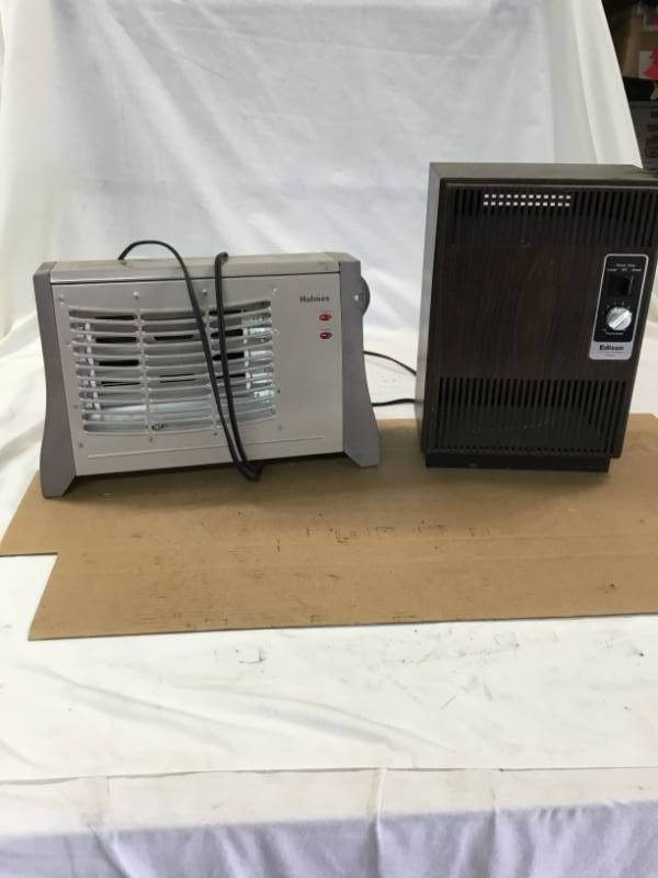 Edison Home Fittings Heater and a Holmes Heater