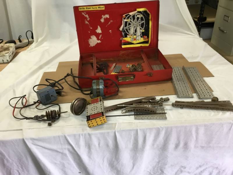 Vintage Erector Set - Giant Ferris Wheel - Both Motors Works