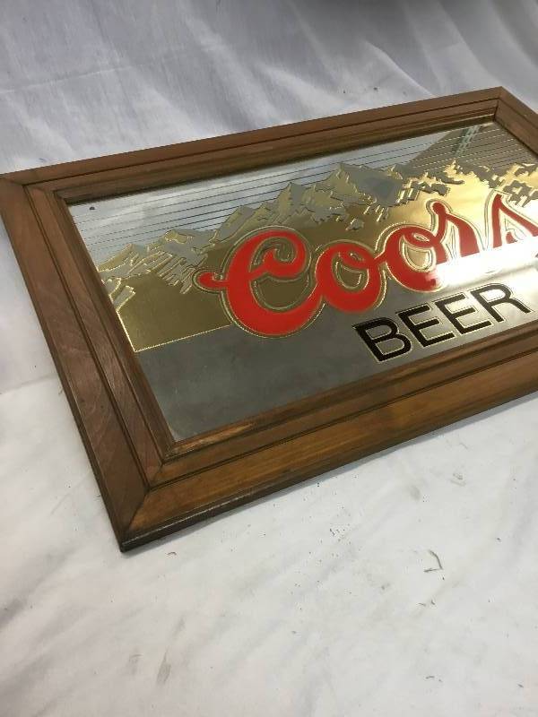 Vintage Coors Beer Mirror